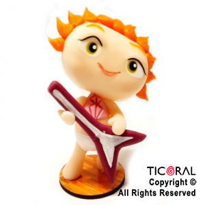 ADORNO POWER ROCKERS WAT A. PORCELANA FRIA x 1